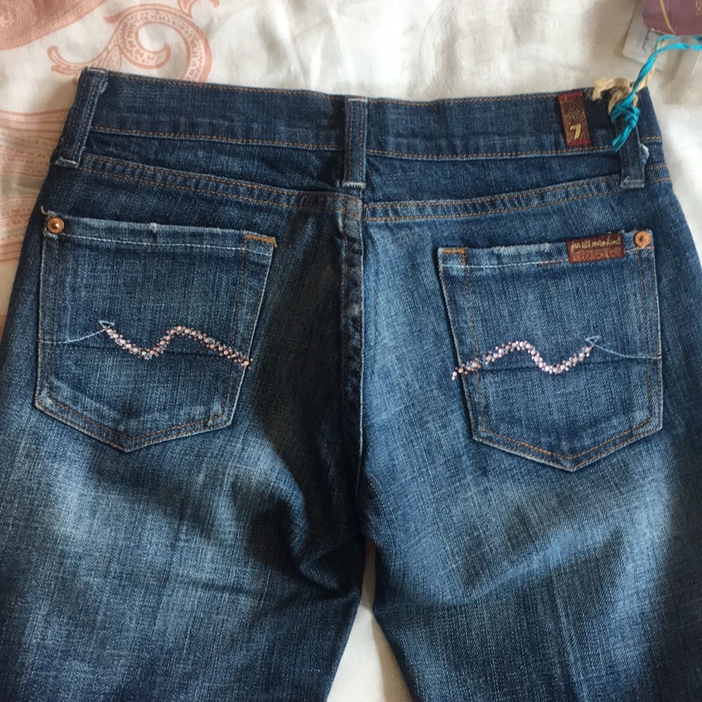 7 For All Mankind Jeweled pocket jeans